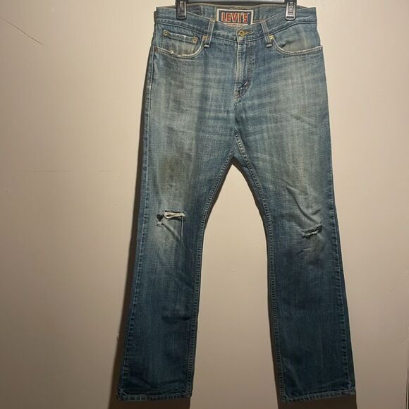 Levi’s- Vintage- The Original Jeans- Slim Straight 514-Distressed- Size W32 L32 - Picture 1 of 11